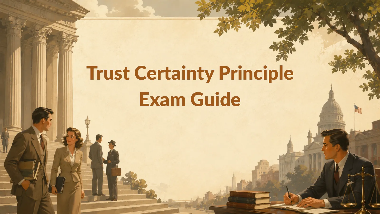 SQE1 FLK2 Trusts Law：信托三要素确定性原则的考试重点解析