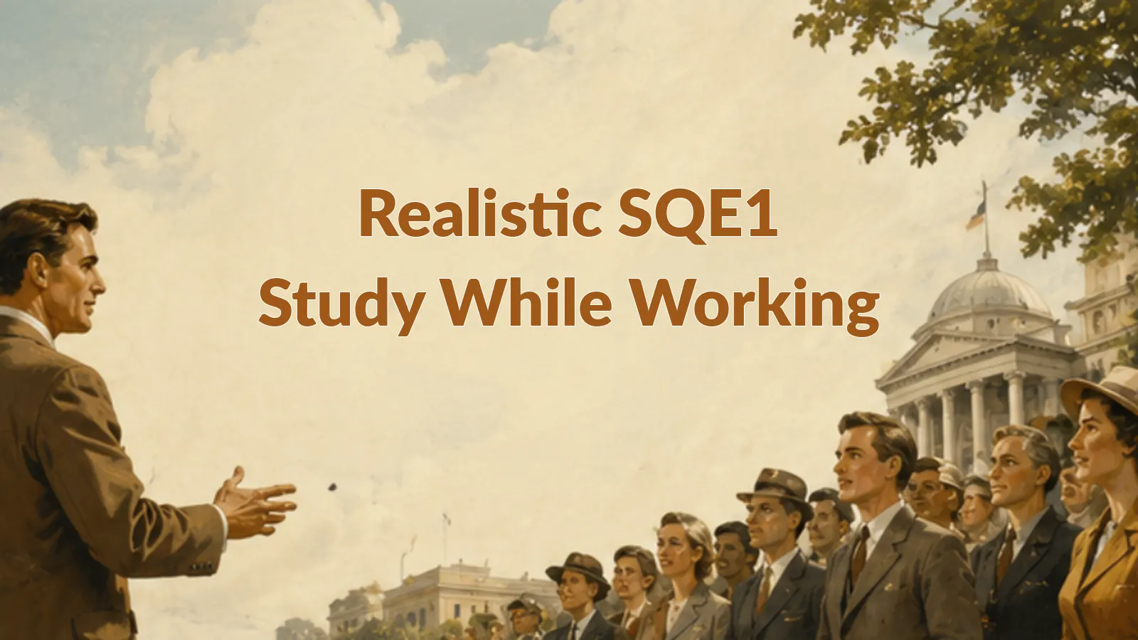 SQE1 plan de estudio realista: Cómo preparar el examen trabajando a tiempo completo
