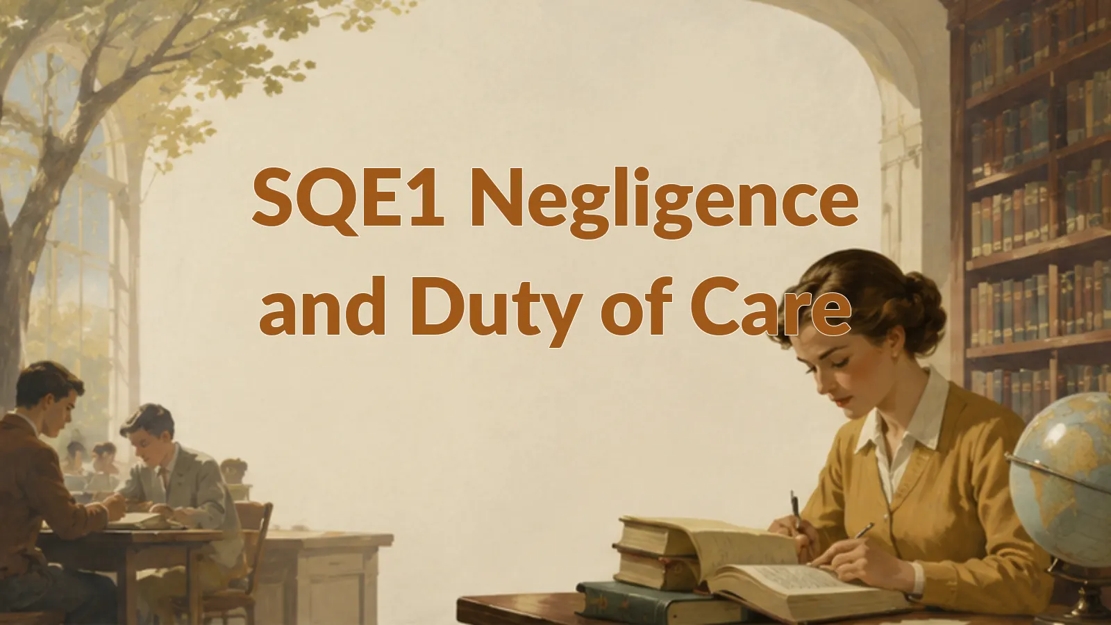 SQE1 Tort Law: การเข้าใจ Negligence และ Duty of Care สำหรับสอบ FLK1